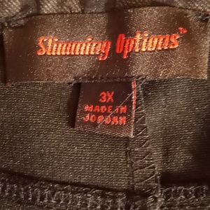 Slimming Options blue and black pants bottom..Pre-loved size 3x